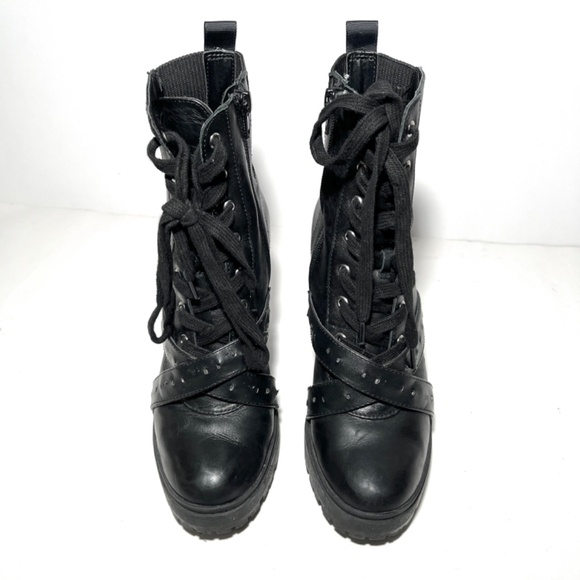 Steve Madden Latch-R Heeled Combat Boot - Picture 6 of 15